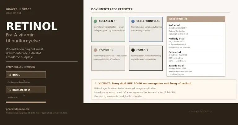 Infografik: retinol og huden